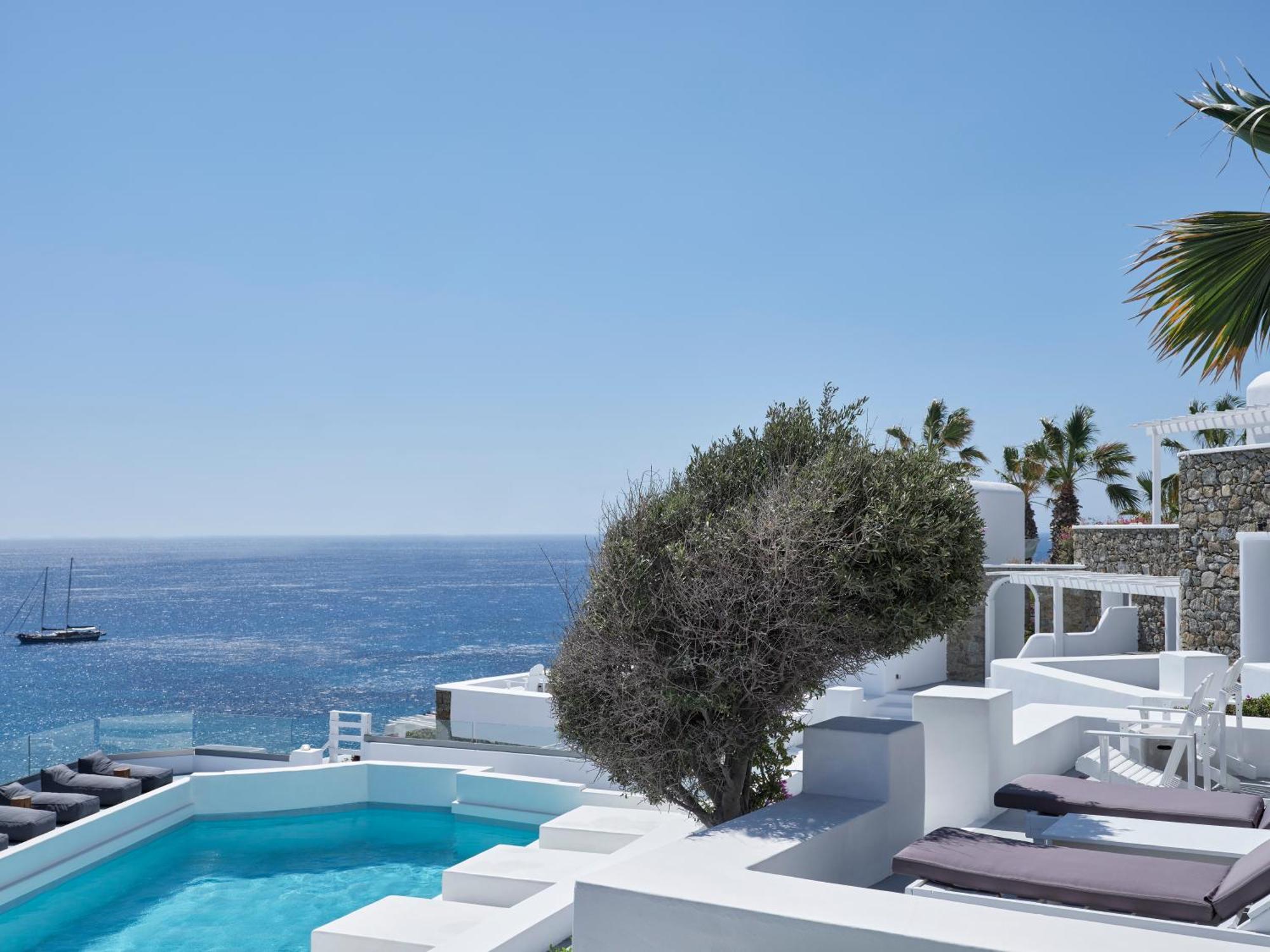 Pietra E Mare - Mykonos Moments Hotel Кало Ливади Екстериор снимка
